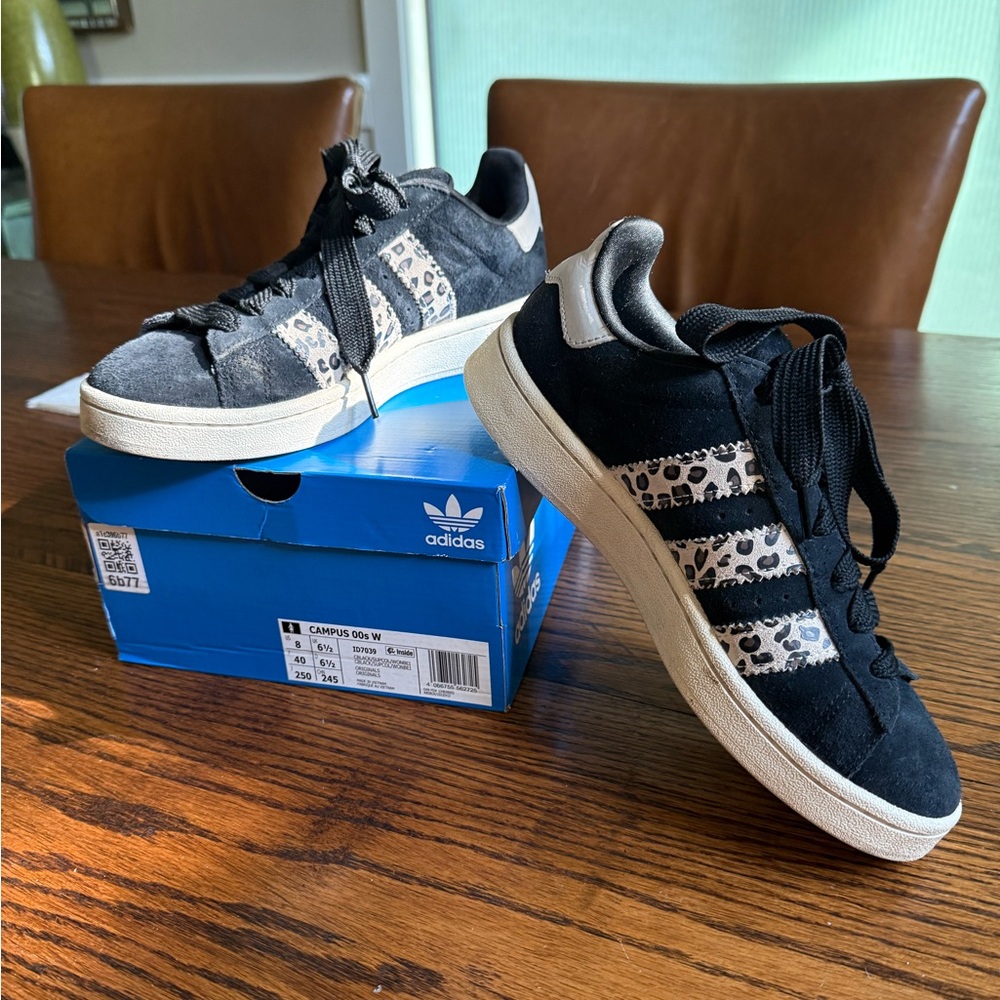 Adidas Campus 00s W Black and White Sneakers